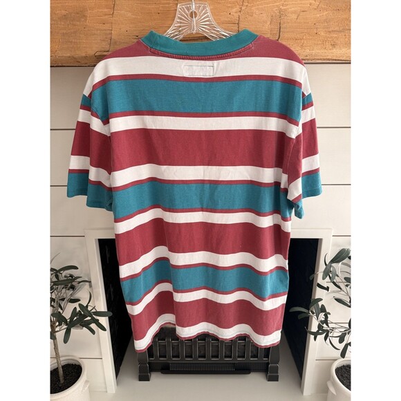 GUESS Mens T Shirt Short Sleeve Go Peer Stripe Crewneck Shirt Size Small - Picture 5 of 10